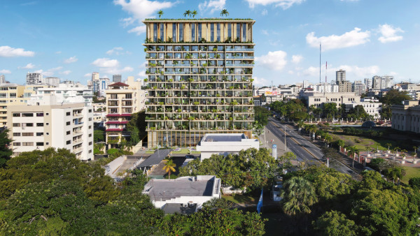 Apartments in front of Bellas Artes Santo Domingo
