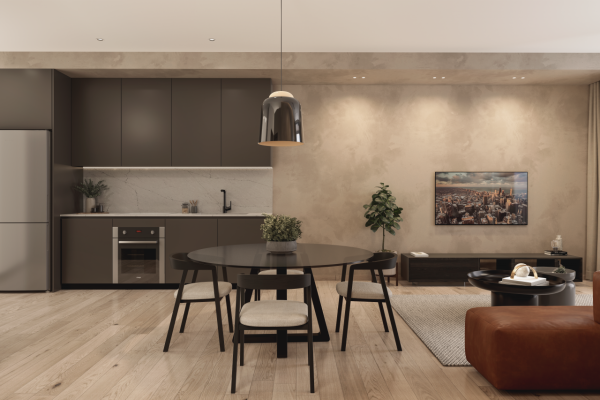 Apartments in front of Bellas Artes Santo Domingo