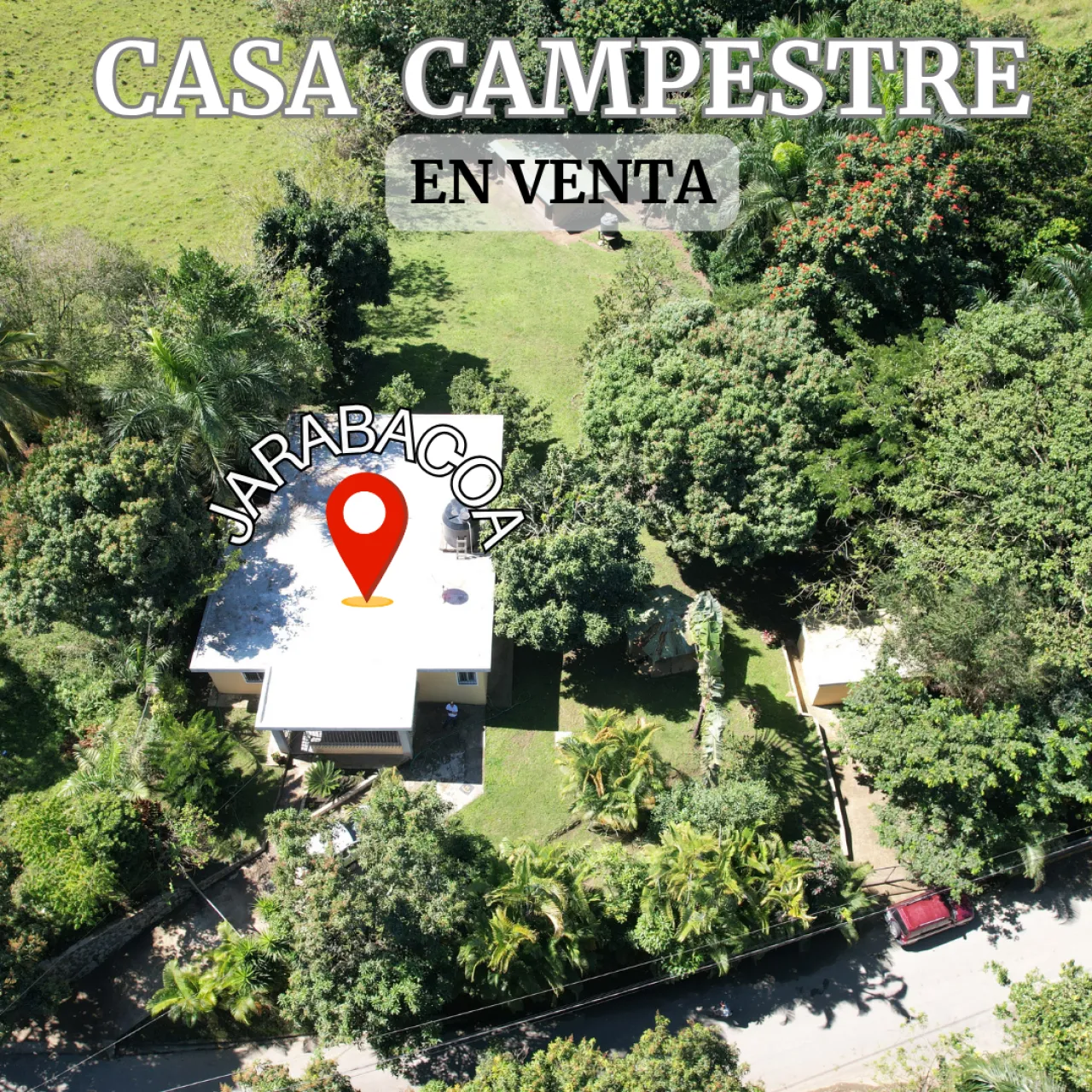 Casa campestre en venta (jarabacoa).
