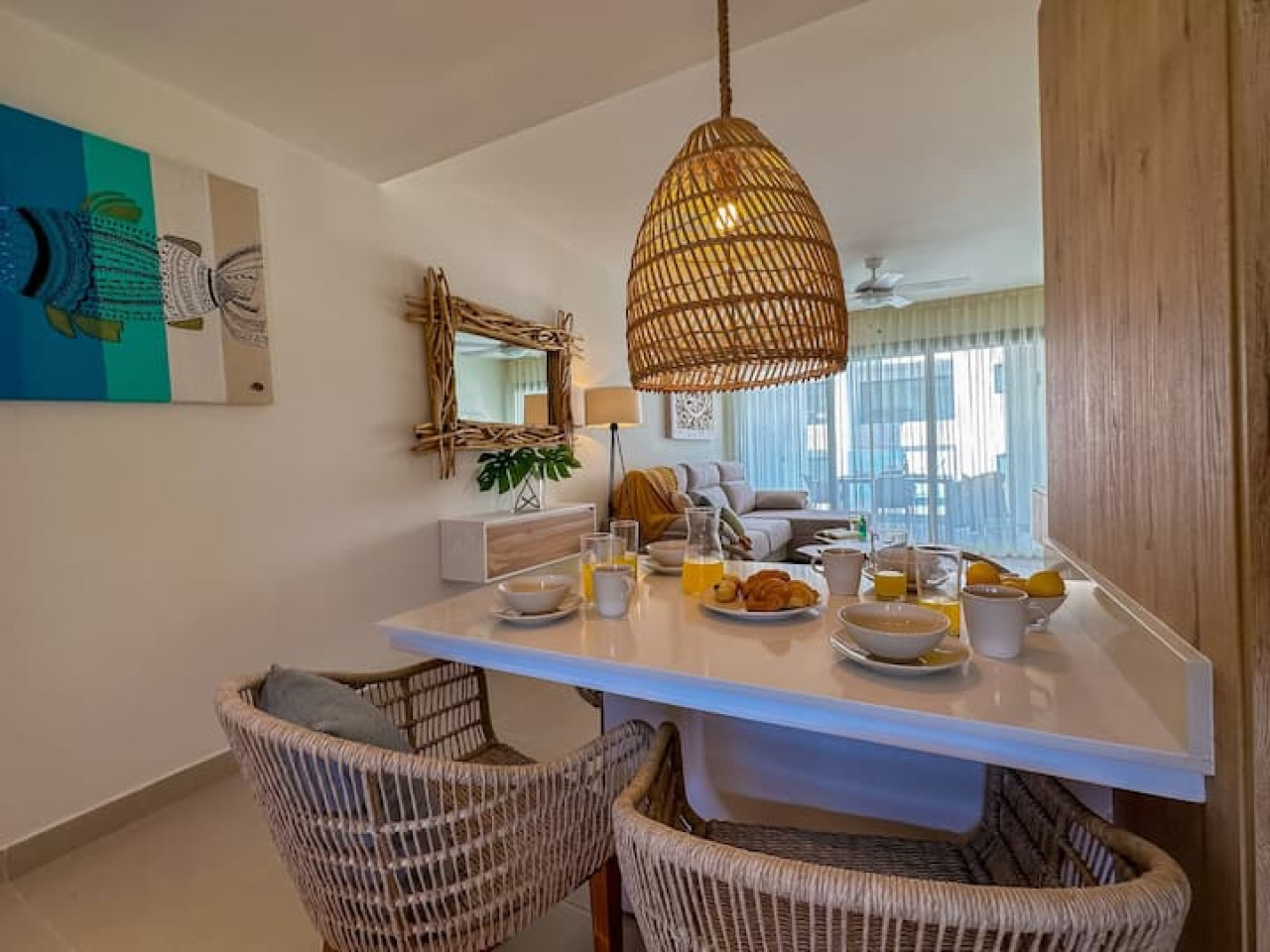 For Sale Fully furnished apartment 300 meters from the beach in Bávaro Punta Cana