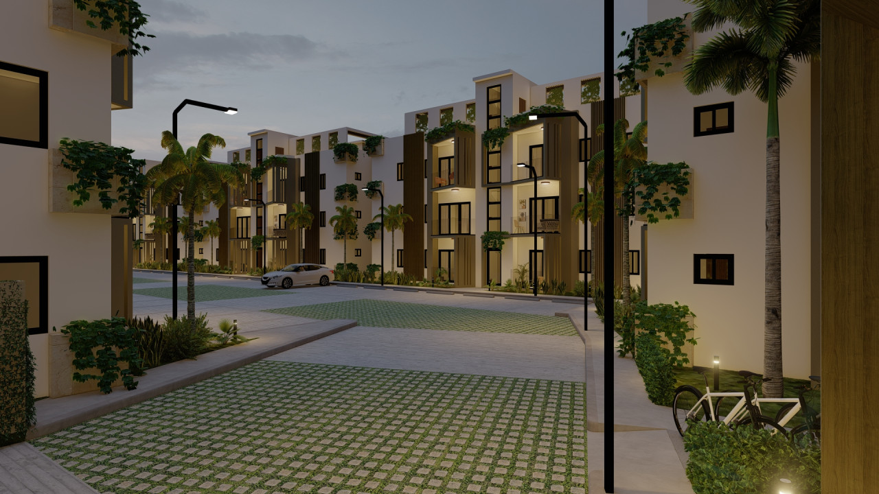 For Sale Beautiful Apartment with excellent location 3 minutes from the Center of Bávaro Punta Cana Dominican Republic