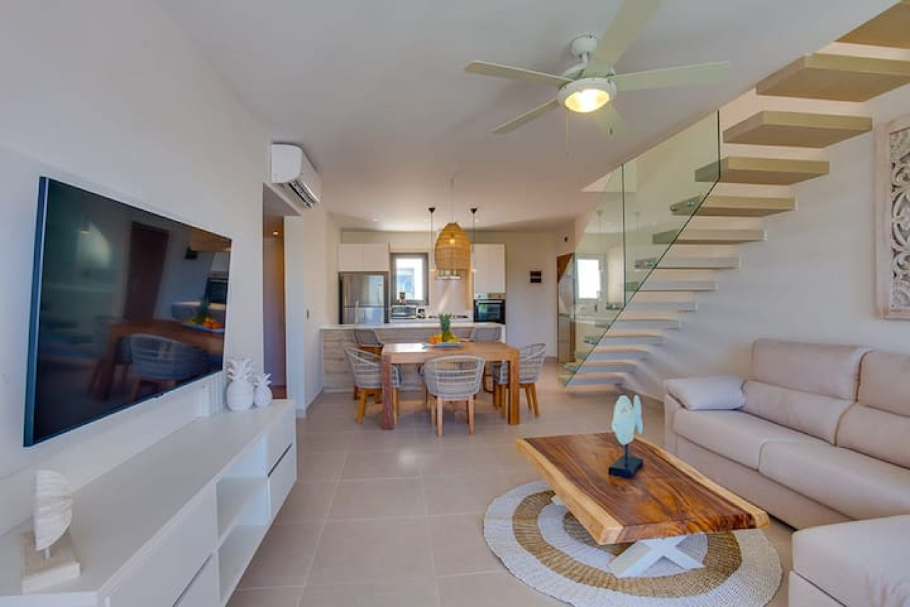 Furnished penthouse with private pool, solarium and BBQ in Bávaro Punta Cana Dominican Republic