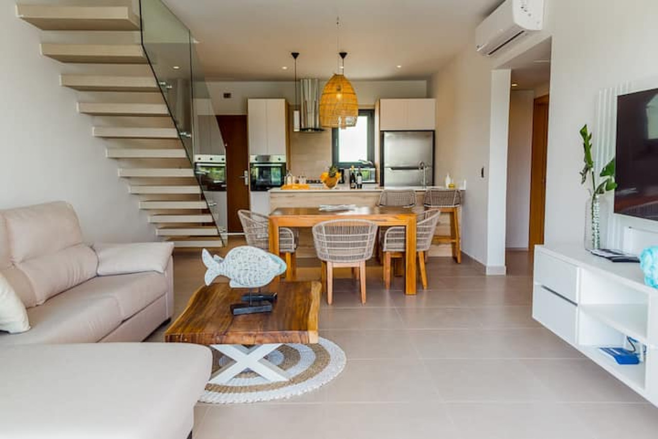 Furnished penthouse with private pool, solarium and BBQ in Bávaro Punta Cana Dominican Republic