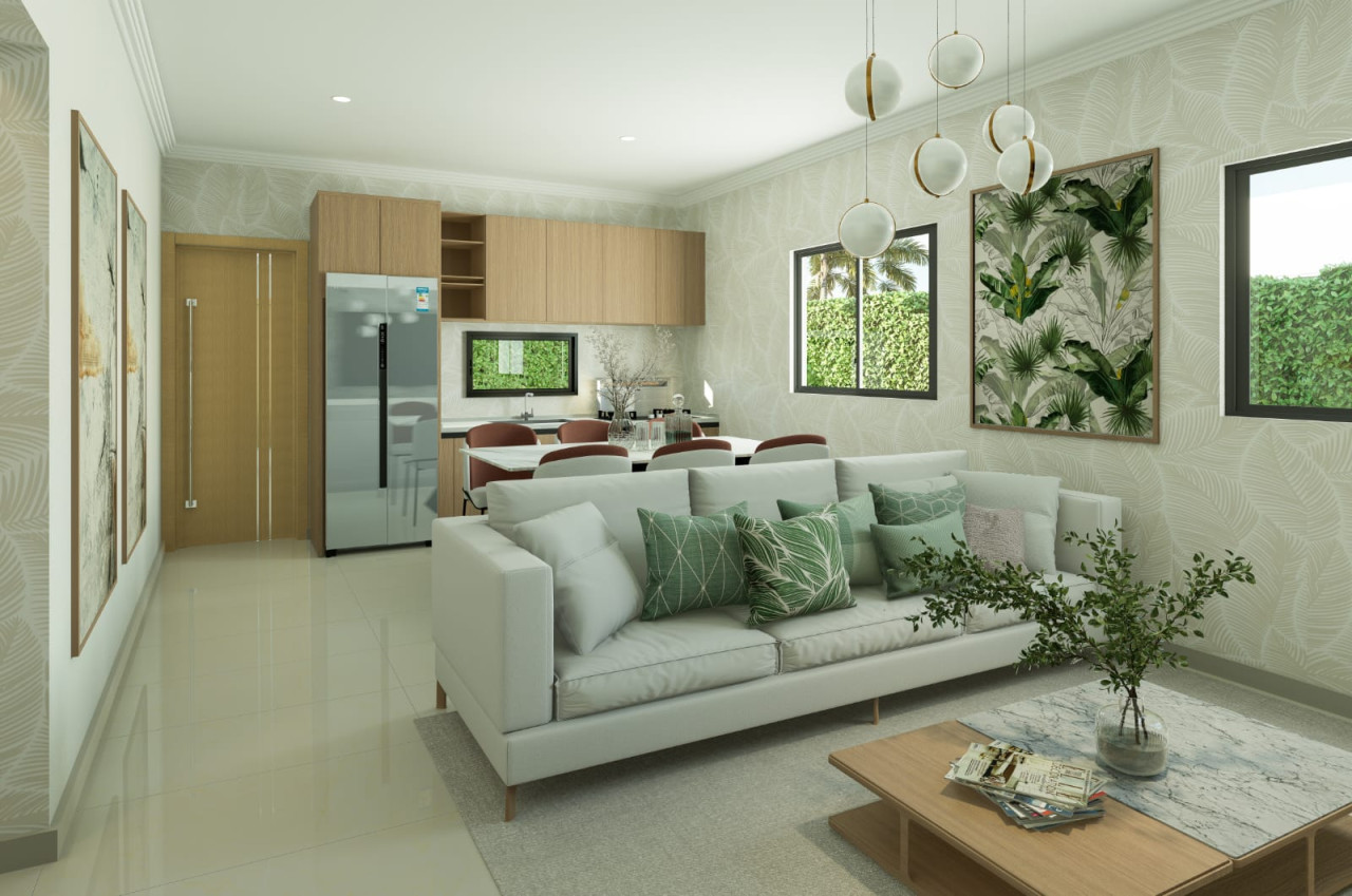 Independent 2 bedroom villa in Bávaro Punta Cana Dominican Republic with easy payment