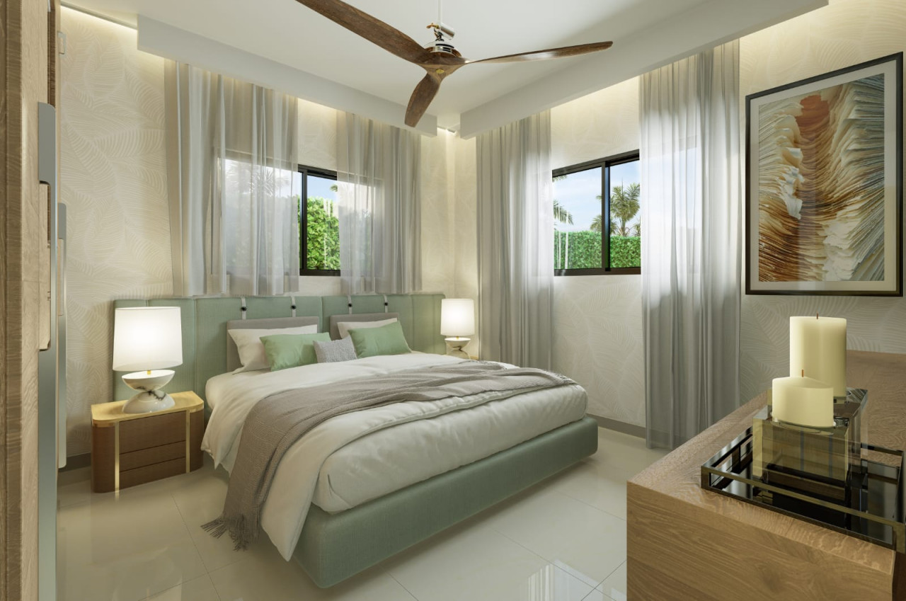 Independent 2 bedroom villa in Bávaro Punta Cana Dominican Republic with easy payment