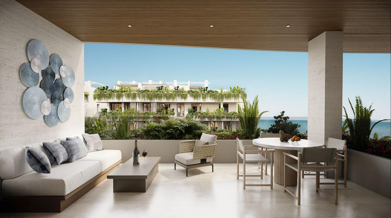 Live Luxury in Bayahíbe: Modern Apartments Steps from Tropical Paradise at Bayahíbe Beach, located 900 meters away, and Dominicus Beach, located 6 kilometers away.