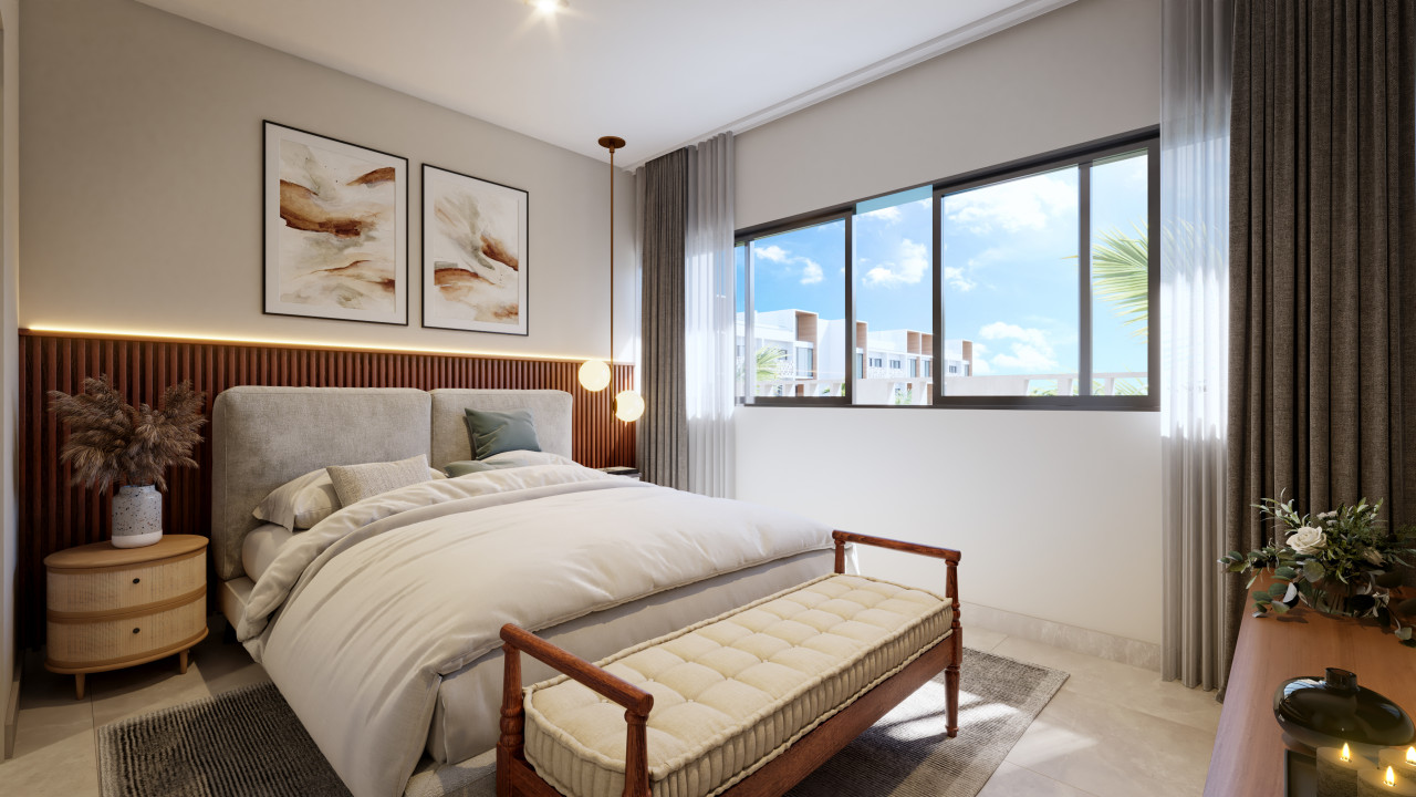 Vive el Lujo: Exclusivos Apartamentos de 1 Habitación + Estudio con Vistas Inigualables y acceso privado a playa, en Bávaro Punta Cana Republica Dominicana