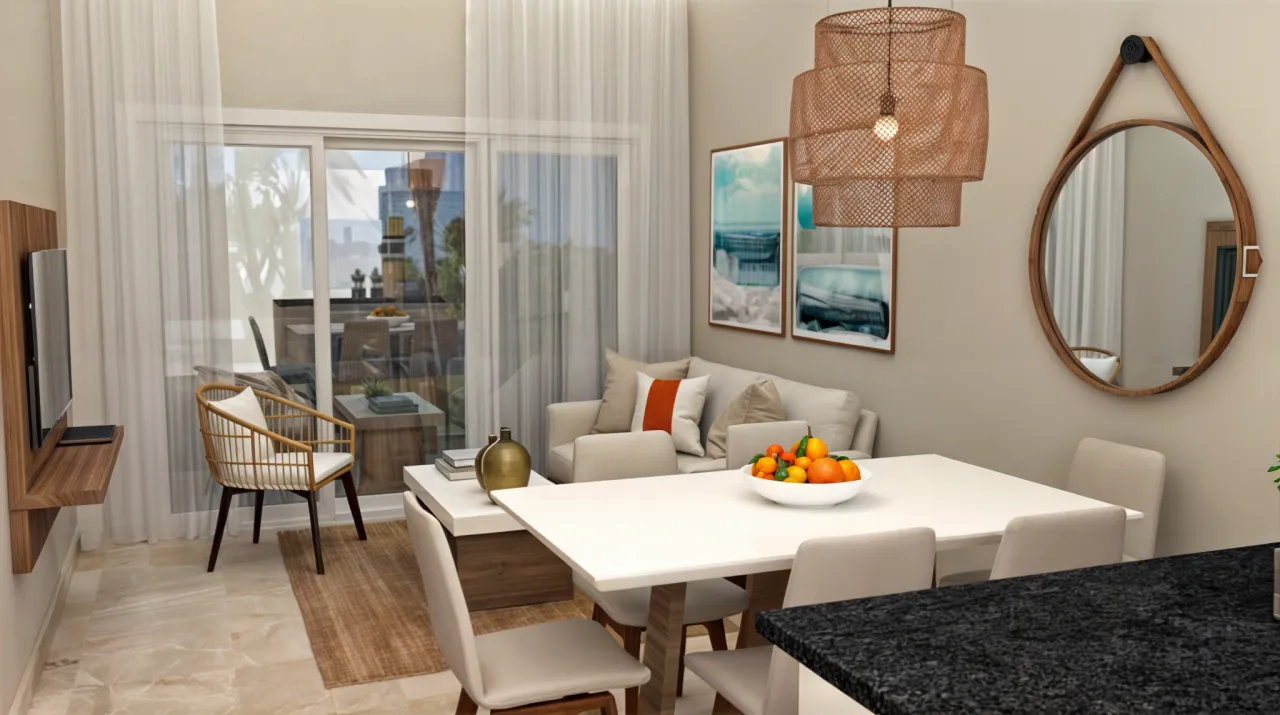 For Sale Apartment located in the most exclusive area of ​​Brisas de Punta Cana just minutes from Downtown and Coco-bongo.