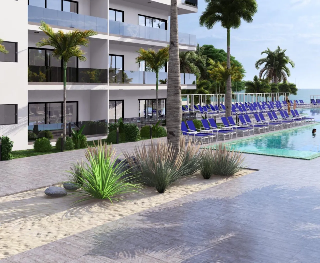 Luxury beachfront apartments for sale in Punta Cana DR