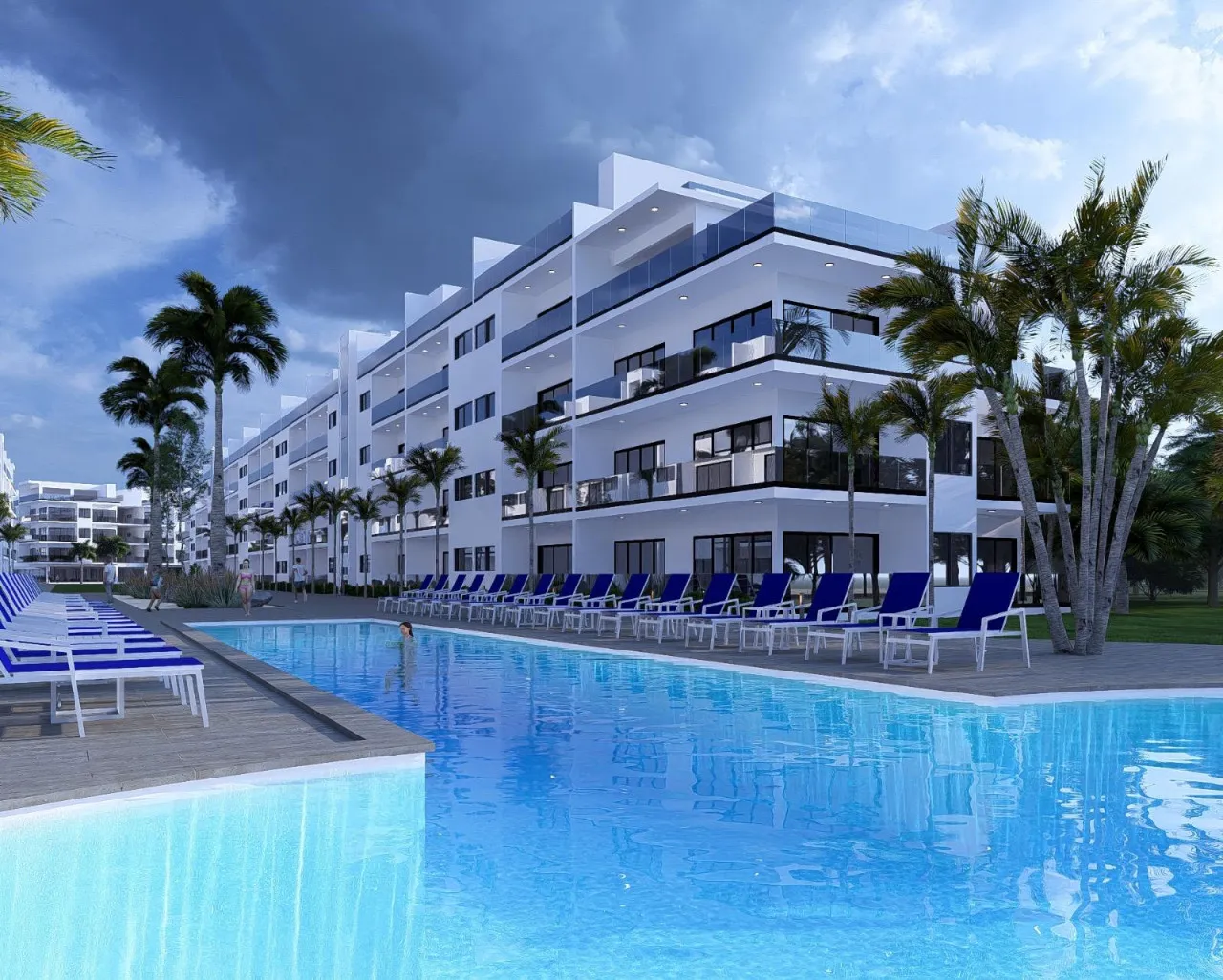 Luxury beachfront apartments for sale in Punta Cana DR