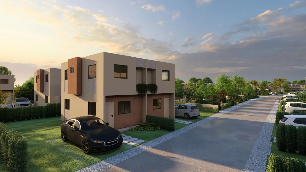 For Sale Townhouse just 3 minutes from Macao Beach, Bavaro, Punta Cana, Dominican Republic