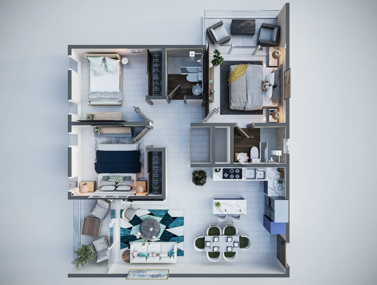 Apartment for sale excellent location, Ciudad las Canas, Punta Cana