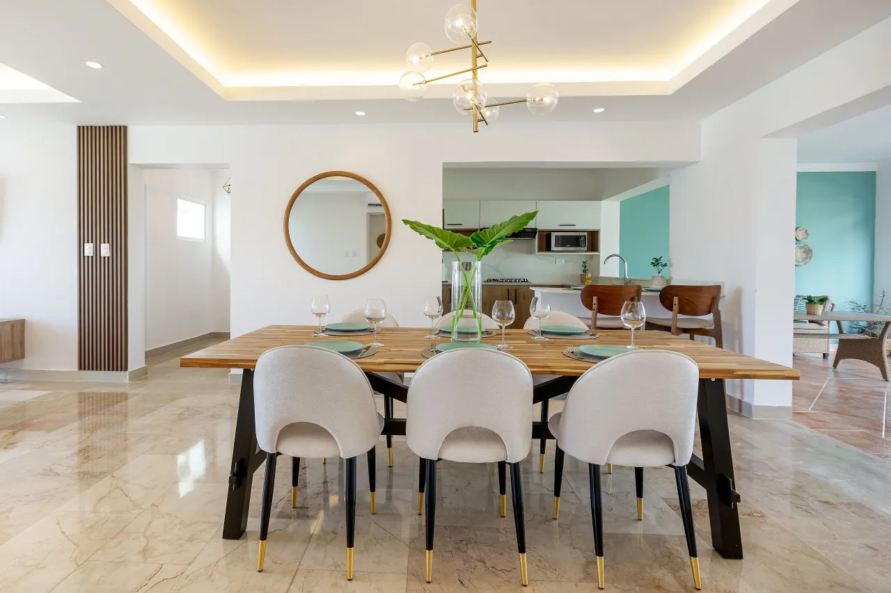 Live just steps from the beach in Bávaro! For Sale: Modern apartments with pool view at White Sands