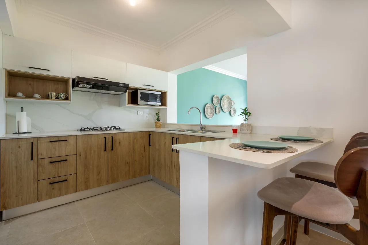 Live just steps from the beach in Bávaro! For Sale: Modern apartments with pool view at White Sands