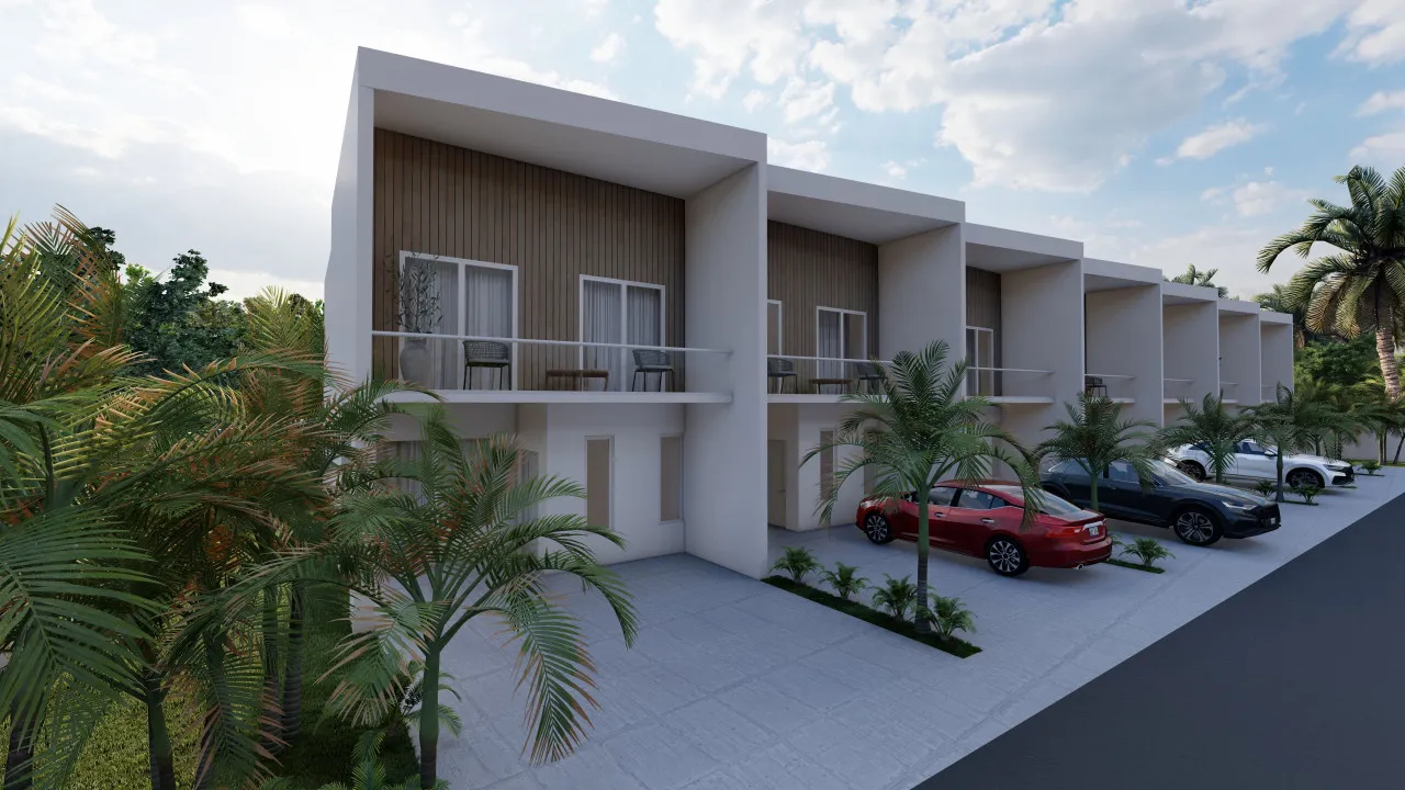 Townhouse for Sale in Residencial Bávaro Punta Cana – Luxury, Comfort, and Strategic Location