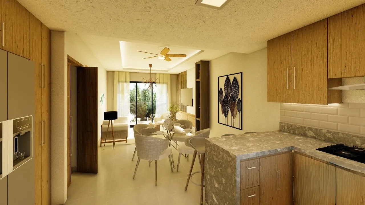 Apartamento en venta en Bávaro El Cortecito: Lujo a solo 7 minutos de la playa en Punta Cana, República Dominicana.