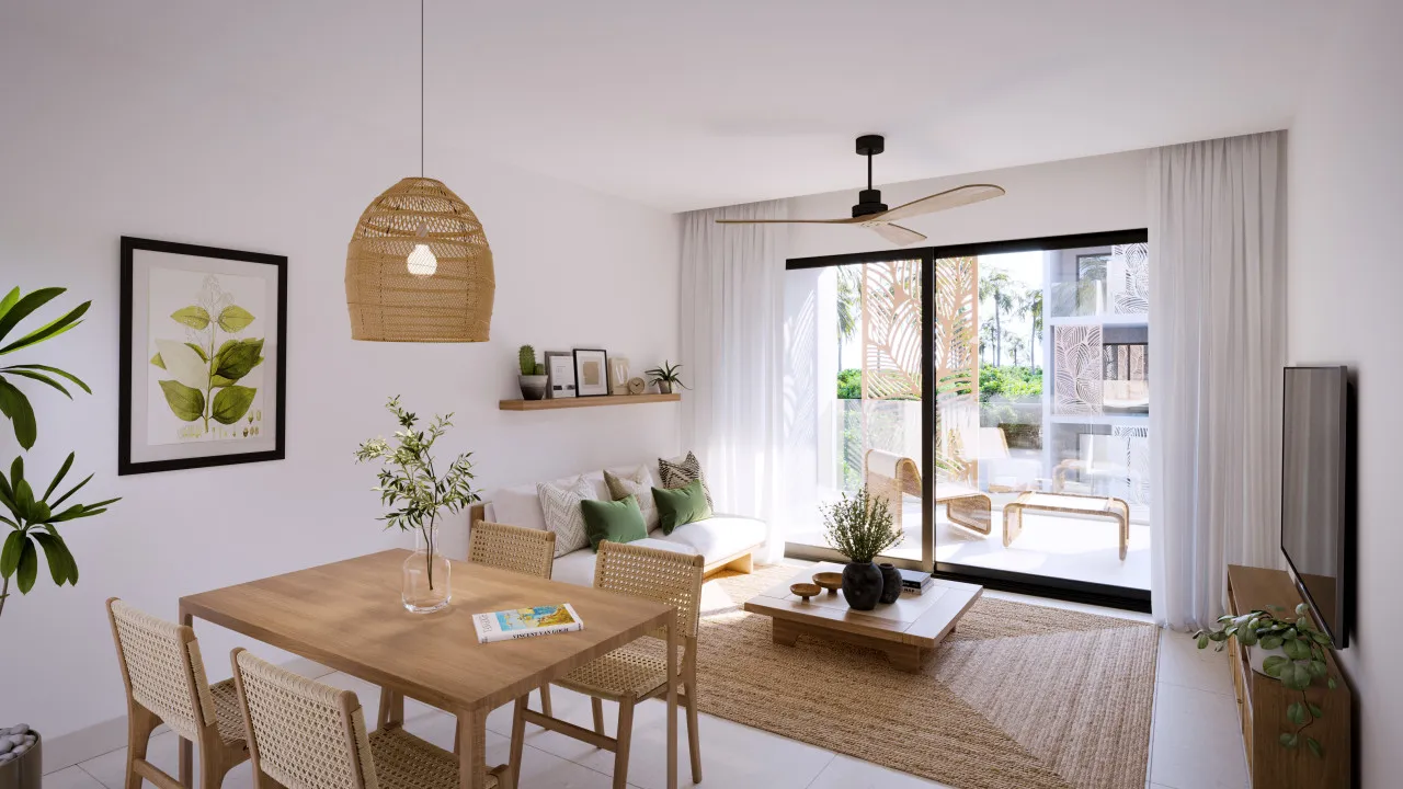 Inversión inteligente en Punta Cana: Apartamentos completamente amueblados a solo 12 minutos de Playa Bávaro en El Cortecito, República Dominicana. photo 2