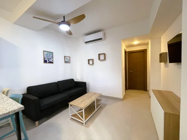 Location longue durée : Appartement meublé 1 chambre à deux pas de la plage à El Cortecito, Bávaro Punta Cana