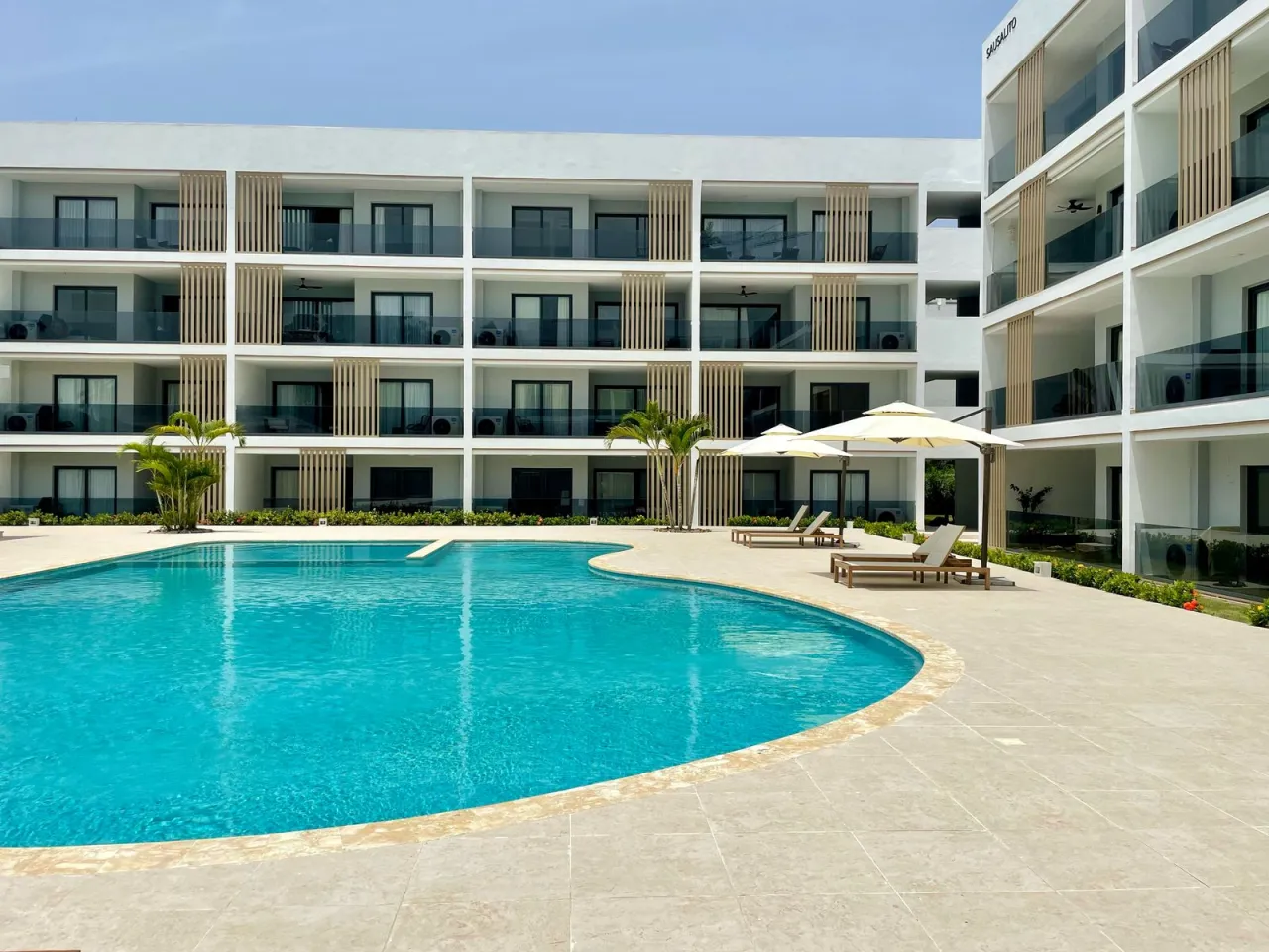 Long Stay Rental: Furnished 1 Bedroom Apartment Steps from the Beach in El Cortecito, Bávaro Punta Cana