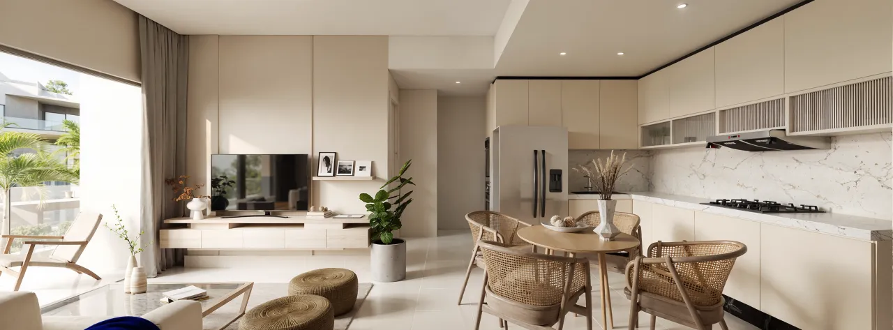 Apartment in Vista Cana - Bávaro with 1 bedroom + studio, appliances included and flexible payment plan. Ideal for investment in Punta Cana.