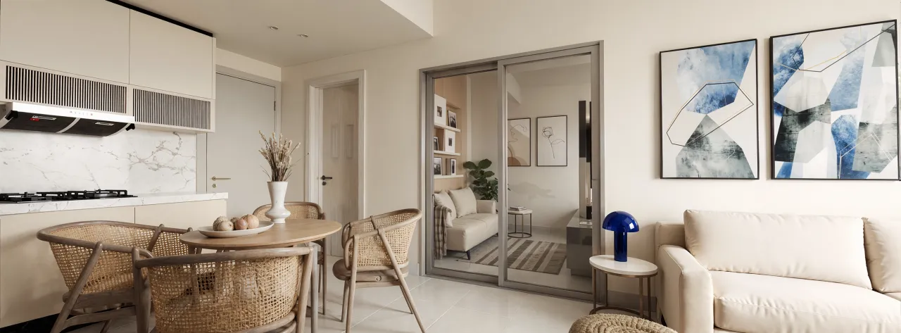 Apartment in Vista Cana - Bávaro with 1 bedroom + studio, appliances included and flexible payment plan. Ideal for investment in Punta Cana.
