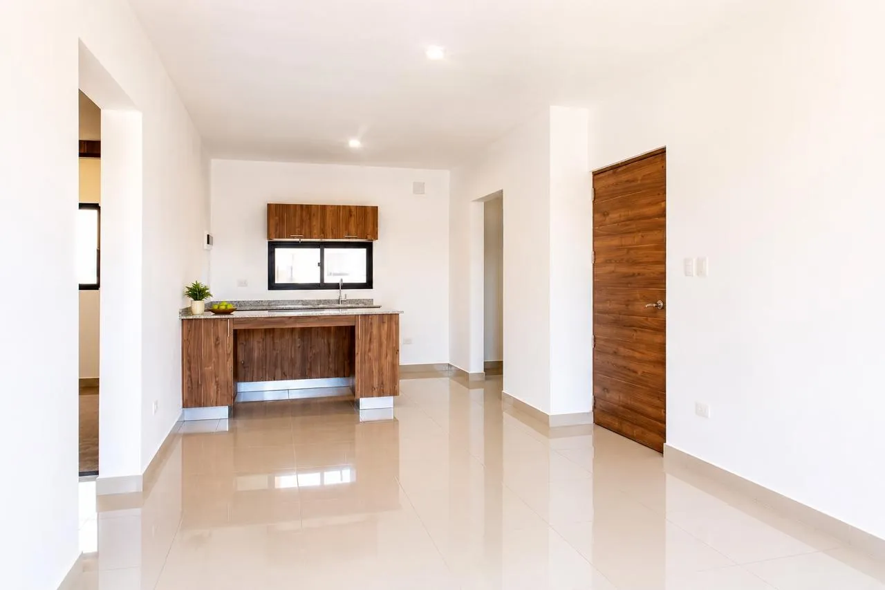 Ready-to-move-in apartment in Bávaro - Punta Cana with 2 bedrooms, a 45 m² terrace, and a bathroom for USD $114,900. Ready for immediate occupancy, Airbnb Friendly.