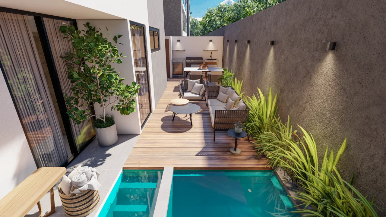 Apartamento listo para entrega en Bávaro, Punta Cana , 2 habitaciones, amenidades tipo resort y alta rentabilidad.
