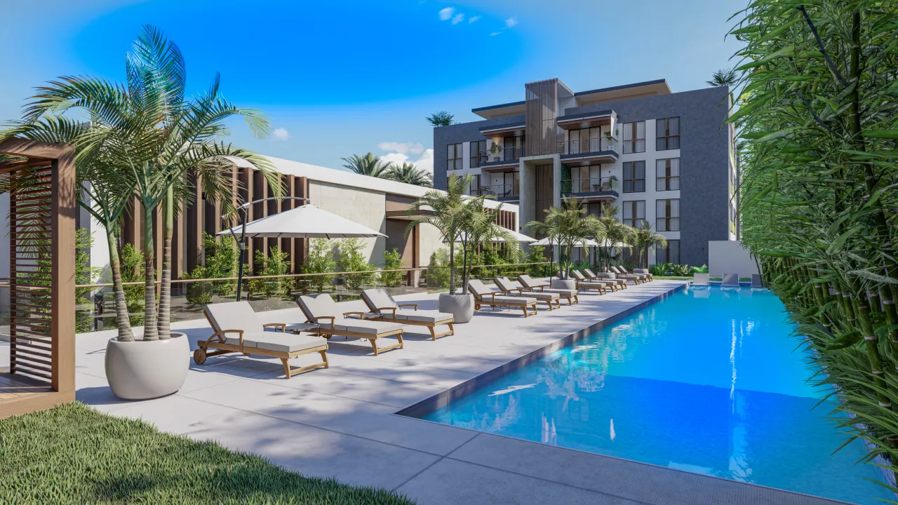 Apartamento listo para entrega en Bávaro, Punta Cana , 2 habitaciones, amenidades tipo resort y alta rentabilidad. photo 2