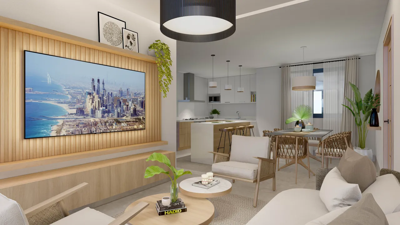 Apartamento listo para entrega en Bávaro, Punta Cana , 2 habitaciones, amenidades tipo resort y alta rentabilidad.