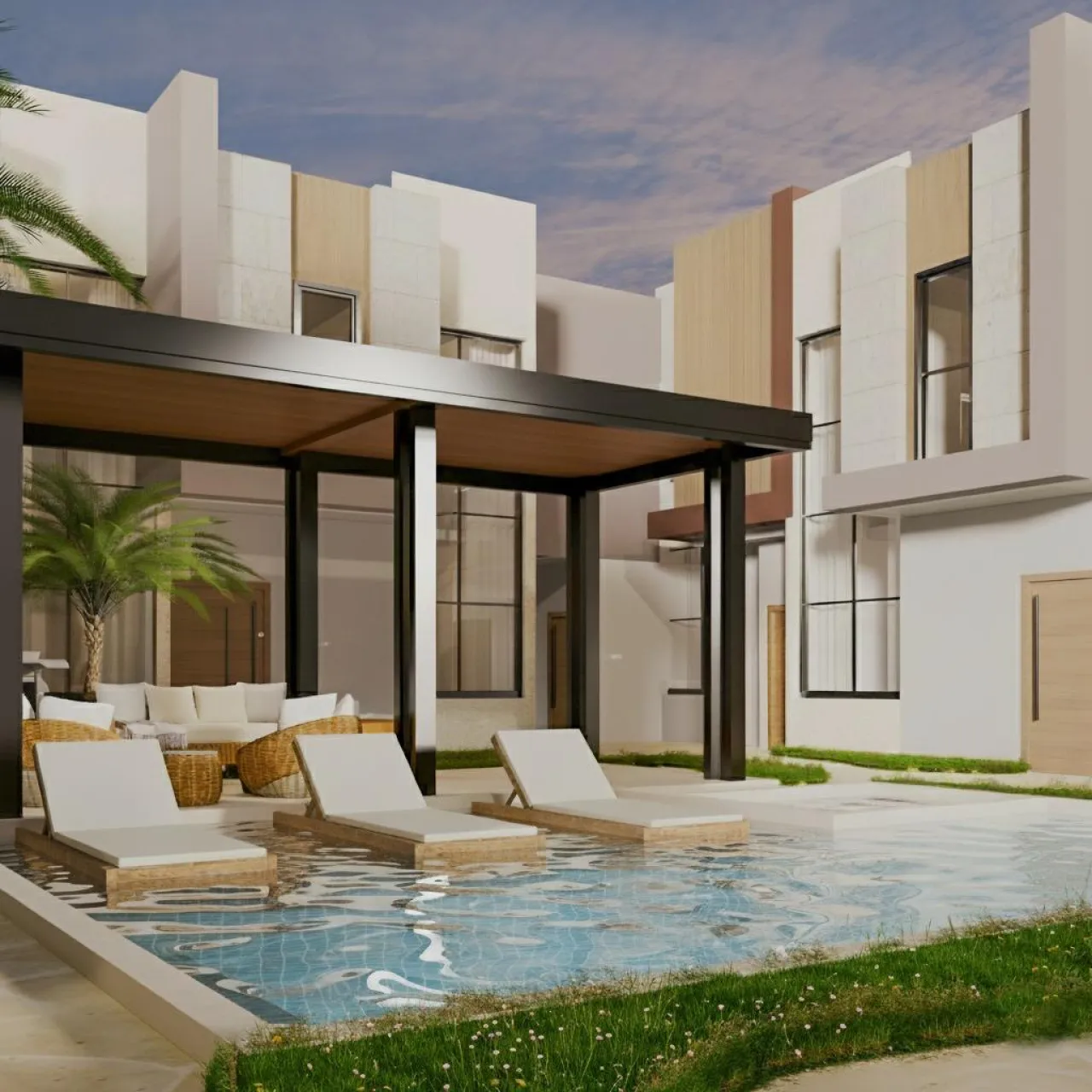 Townhouse in Bávaro Punta Cana 2 Bedrooms with Jacuzzi, high profitability. photo 3