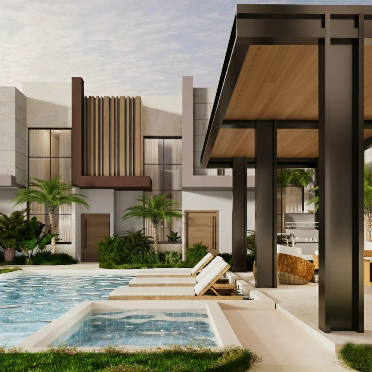 Townhouse in Bávaro Punta Cana 2 Bedrooms with Jacuzzi, high profitability. photo 4