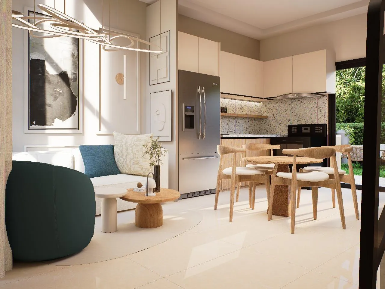 Townhouse in Bávaro Punta Cana 2 Bedrooms with Jacuzzi, high profitability.