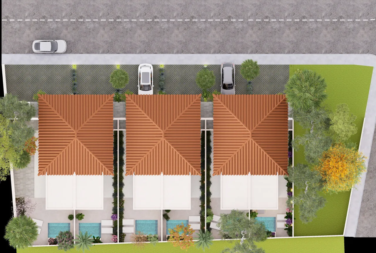 2-bedroom townhouses for sale with private patio in Bávaro - Punta Cana, Dominican Republic photo 3