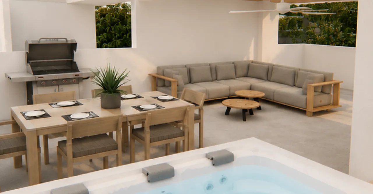 Villas Dúplex de 3 Habs con Piscina Privada en Bávaro - Punta Cana , República Dominicana