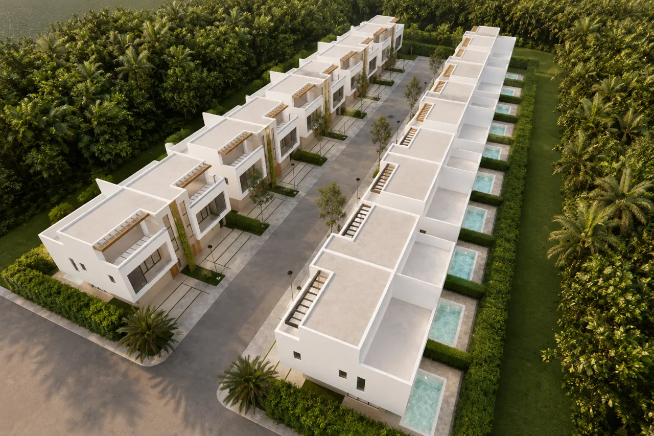 Villas Dúplex de 3 Habs con Piscina Privada en Bávaro - Punta Cana , República Dominicana