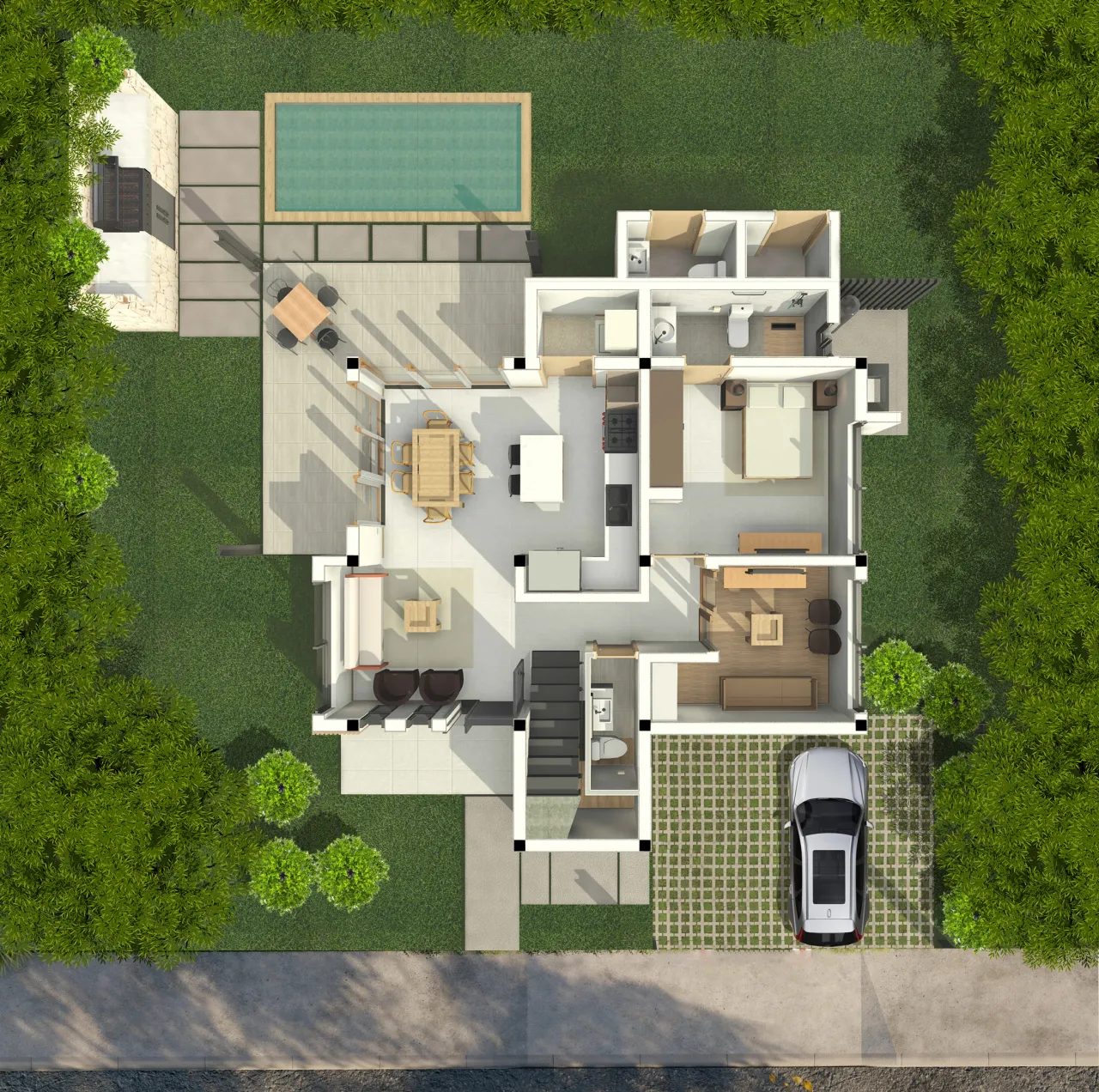 3-Bedroom Villas in Downtown Bavaro Punta Cana