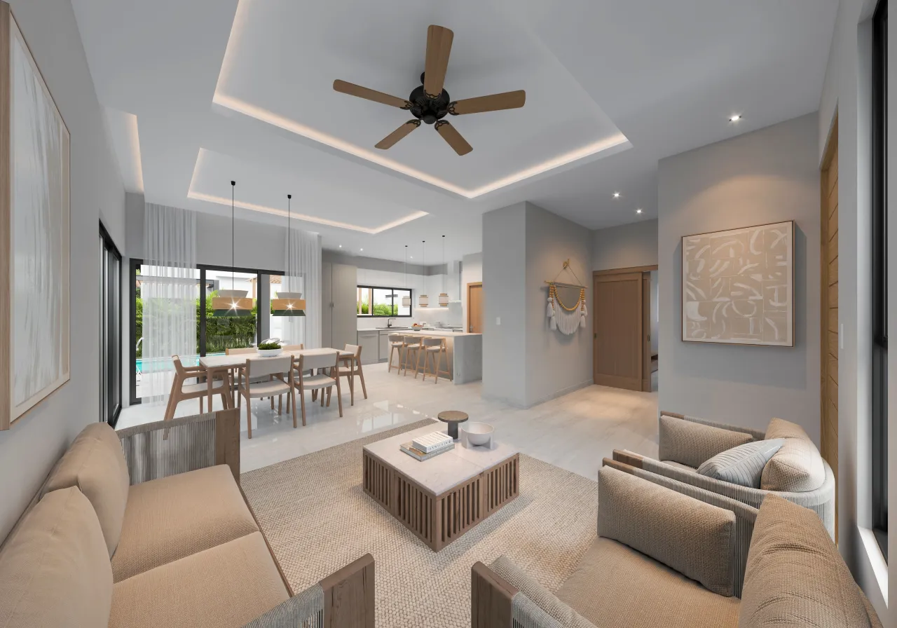 3-Bedroom Villas in Downtown Bavaro Punta Cana