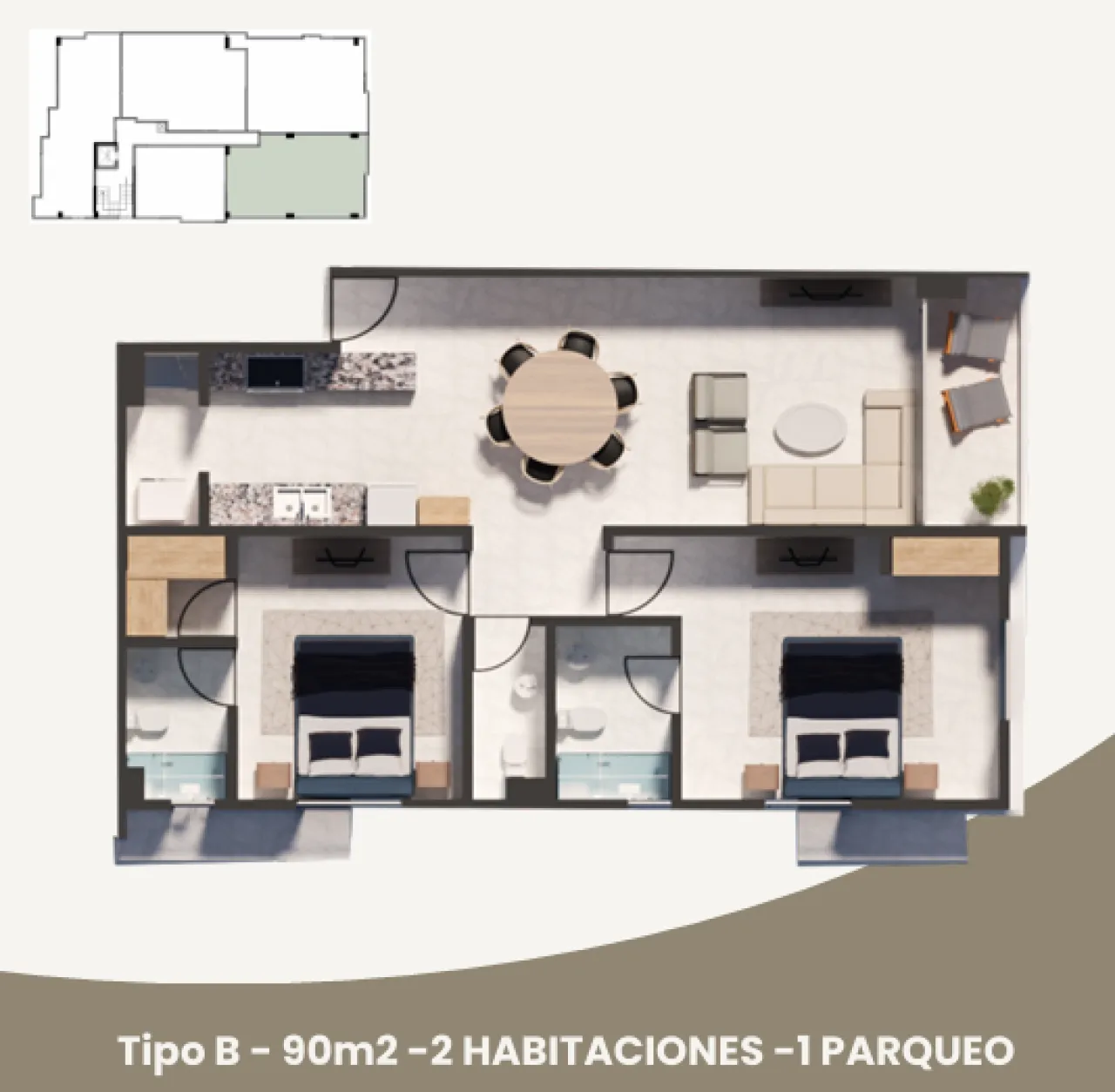 Planned apartment project on Avenida Independencia. Delivery August 2027.
