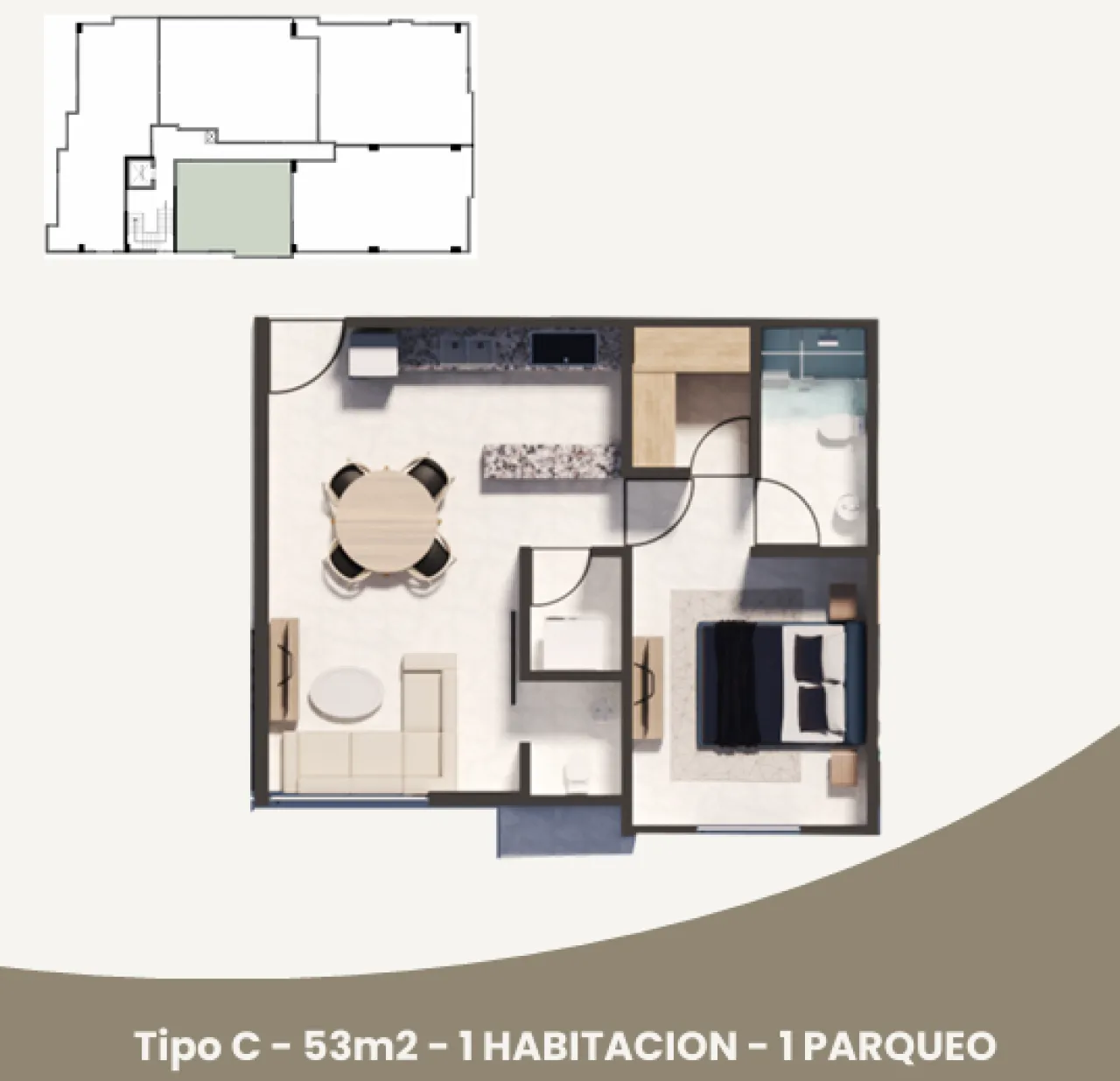 Planned apartment project on Avenida Independencia. Delivery August 2027.