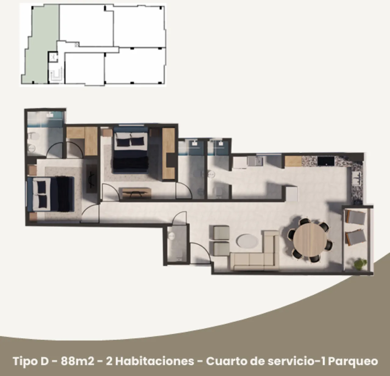 Planned apartment project on Avenida Independencia. Delivery August 2027.