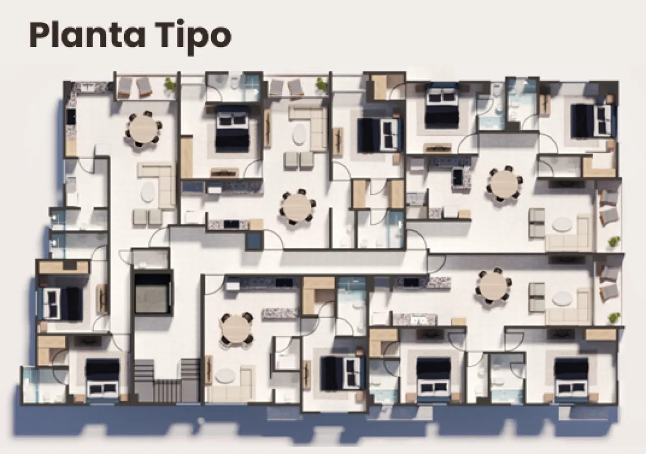 Planned apartment project on Avenida Independencia. Delivery August 2027.