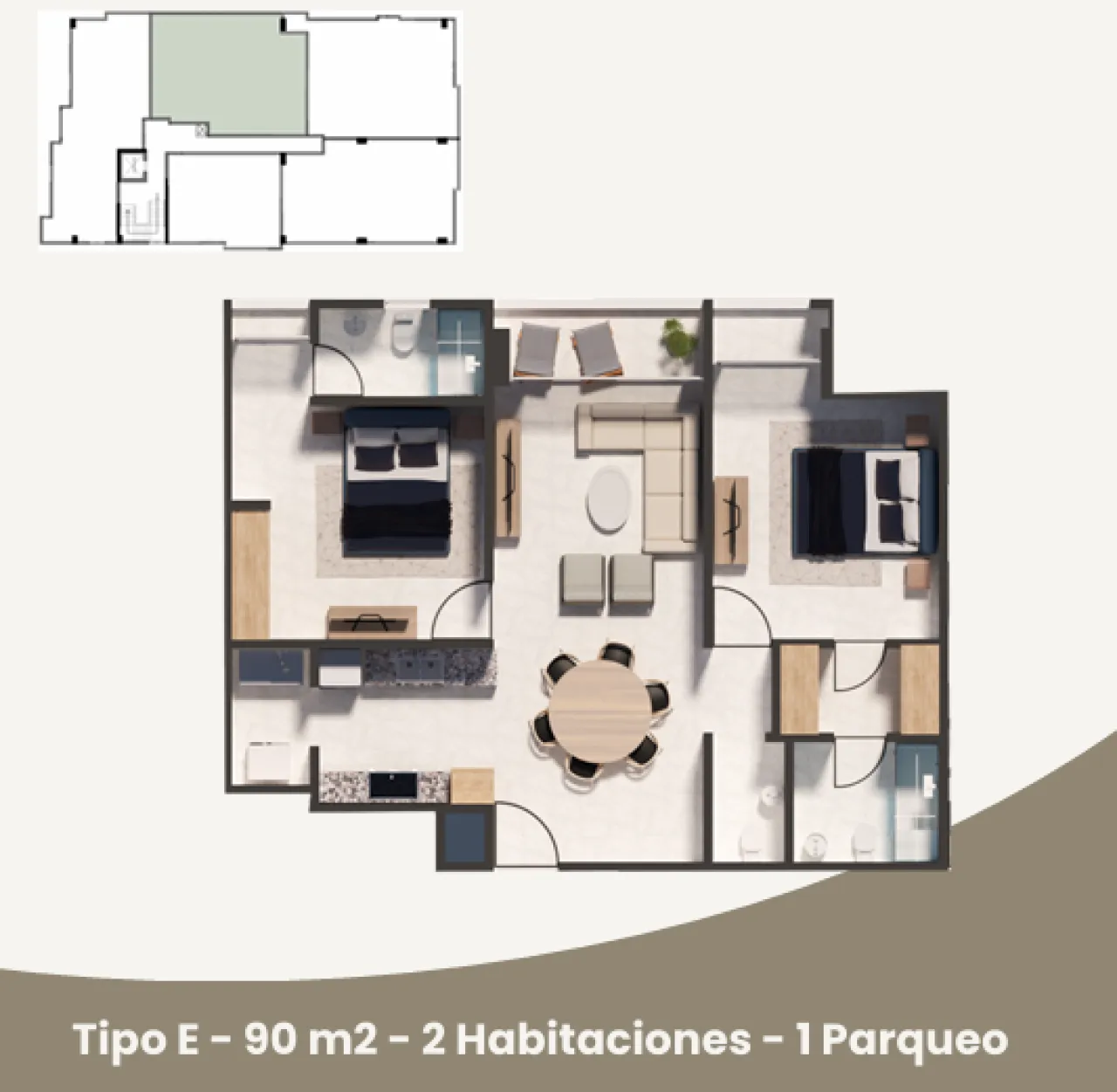 Planned apartment project on Avenida Independencia. Delivery August 2027.