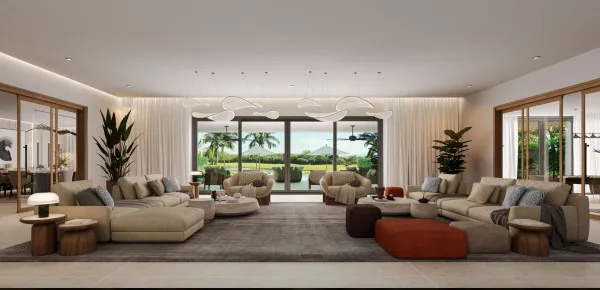 Colonial elegance and golf-front villa in Punta Cana