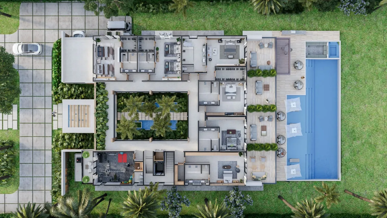 Colonial elegance and golf-front villa in Punta Cana image 5