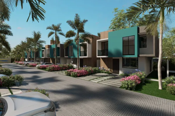 Modern townhouses with the soul of the Caribbean in Vista Cana.