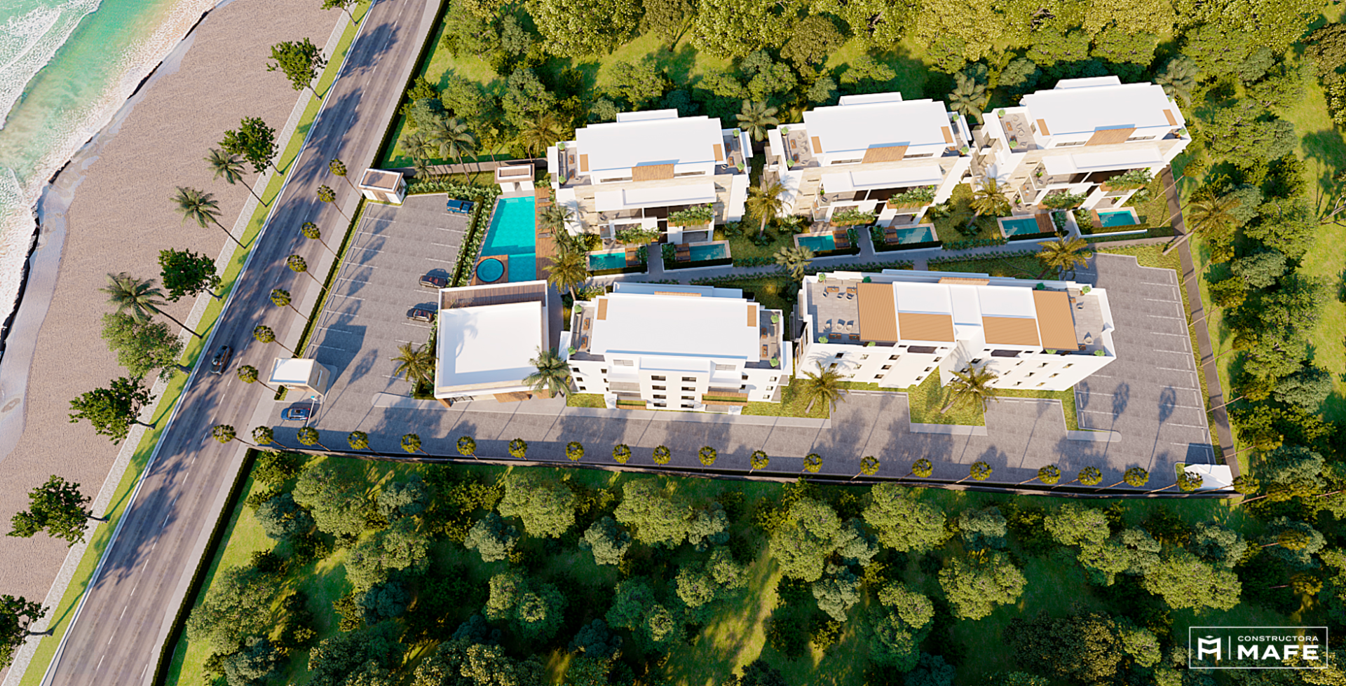 Exclusive beachfront apartments on the beautiful Punta Popy beach. image 1