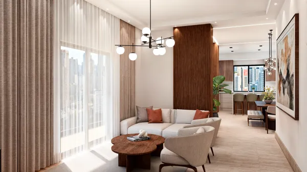 Exclusive apartment project on Simón Bolívar Avenue, Gascue sector.