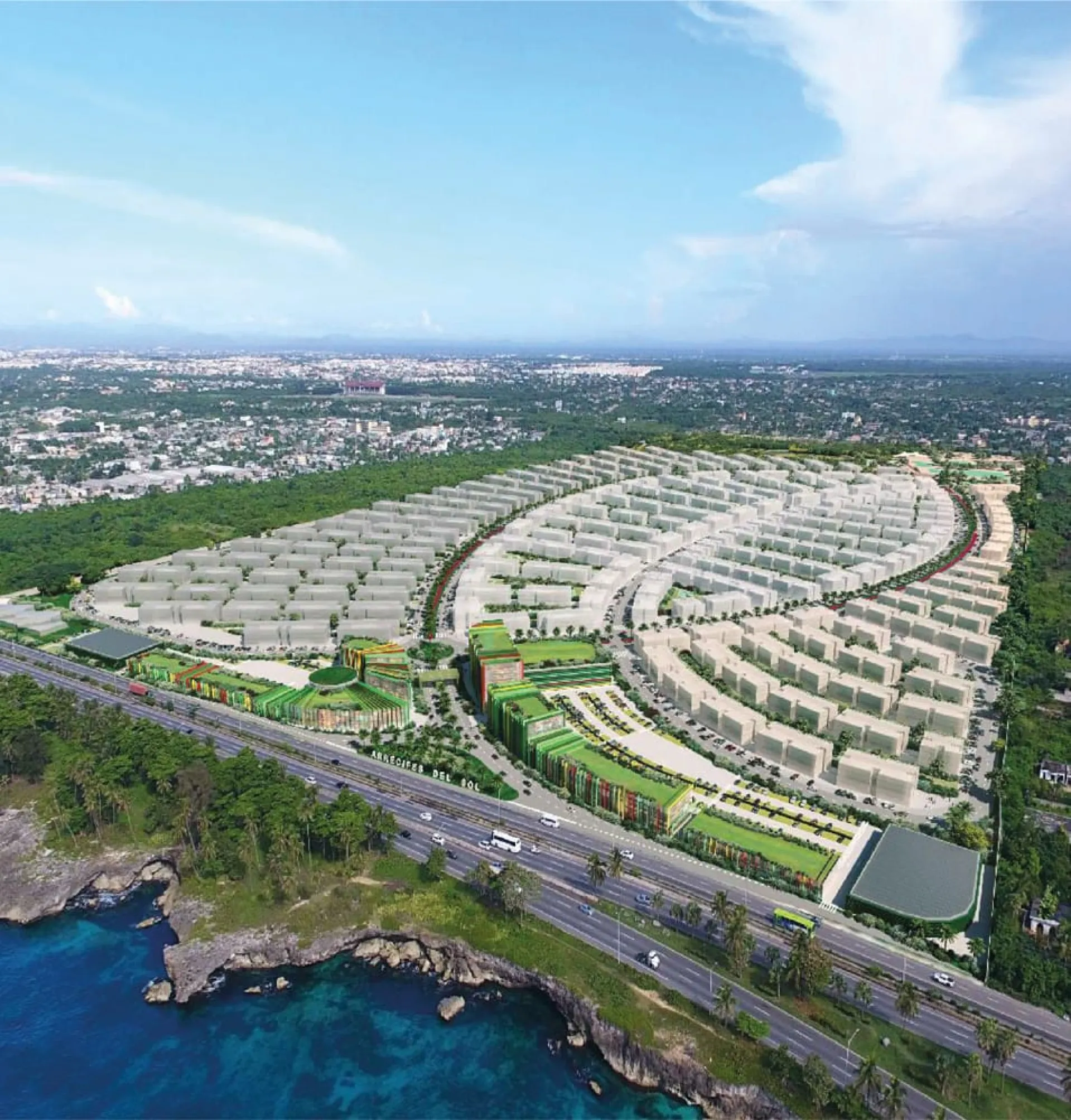 Project with 3-bedroom apartments in Aut. Las Americas. image 1