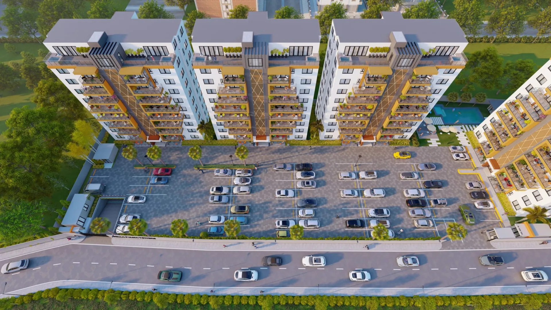 Luxurious 4-tower residential complex in Santiago. image 4