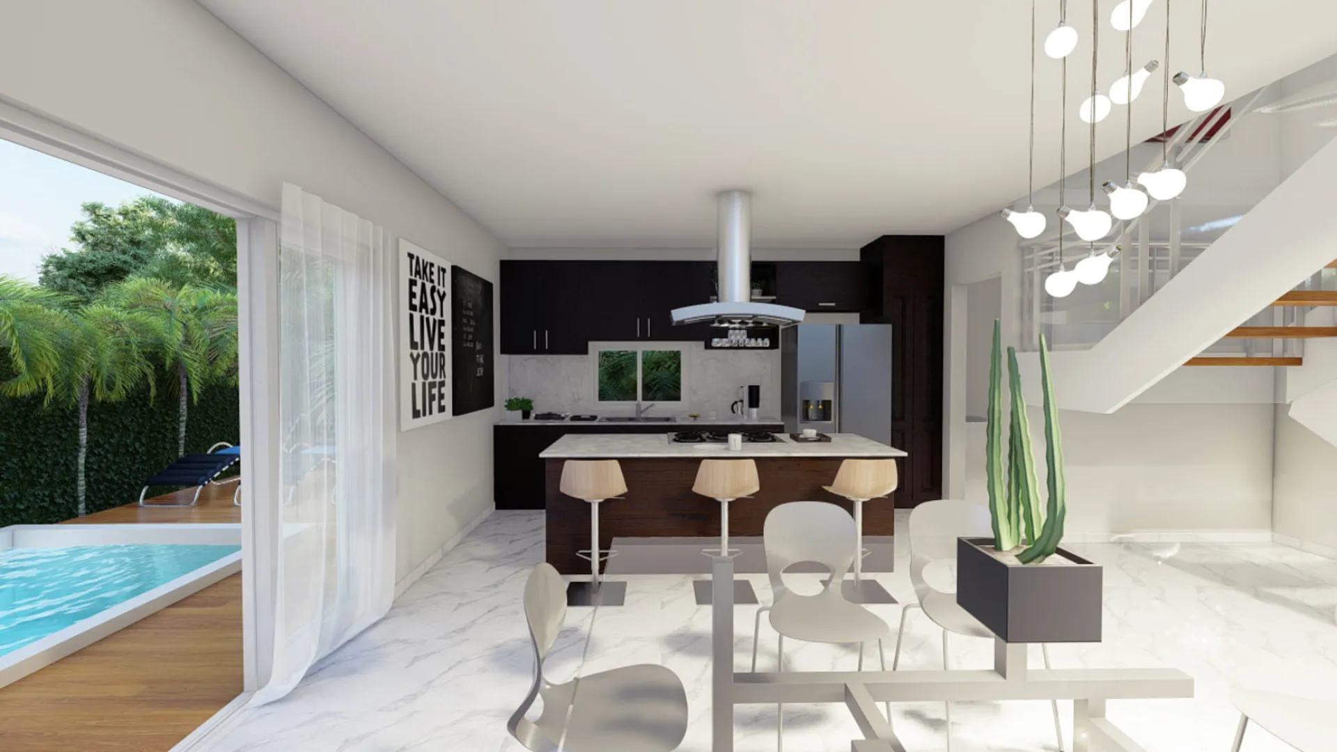 It is an exclusive villa development with 4 different models in Punta Cana image 4
